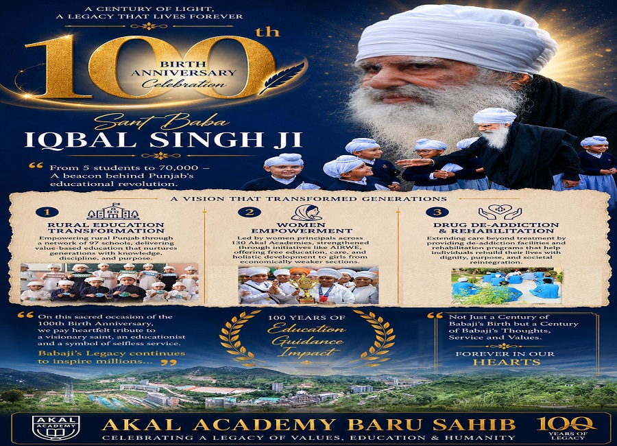 100th Birth Anniversary of Sant Baba Iqbal Singh Ji