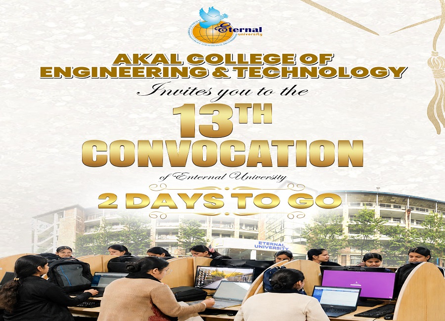 2 Days to Go | 13th Convocation Ceremony 2026 | Eternal University, Baru Sahib