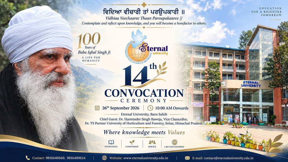 14th Convocation Ceremony – Eternal University, Baru Sahib