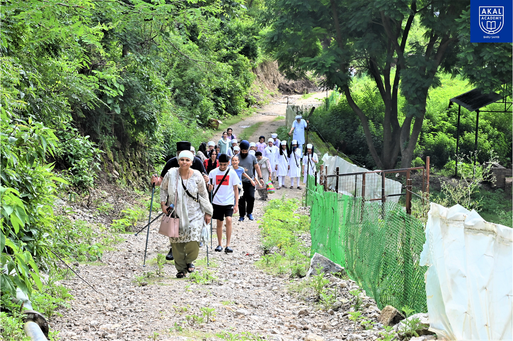International Campers on a Nature Walk at Baru Sahib Gallery Image