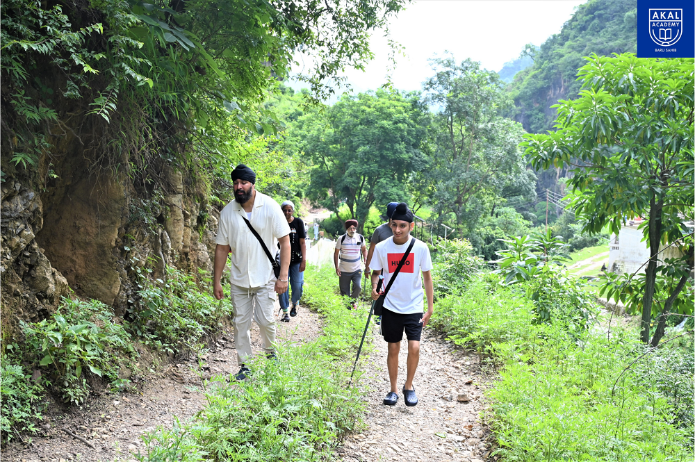 International Campers on a Nature Walk at Baru Sahib Gallery Image