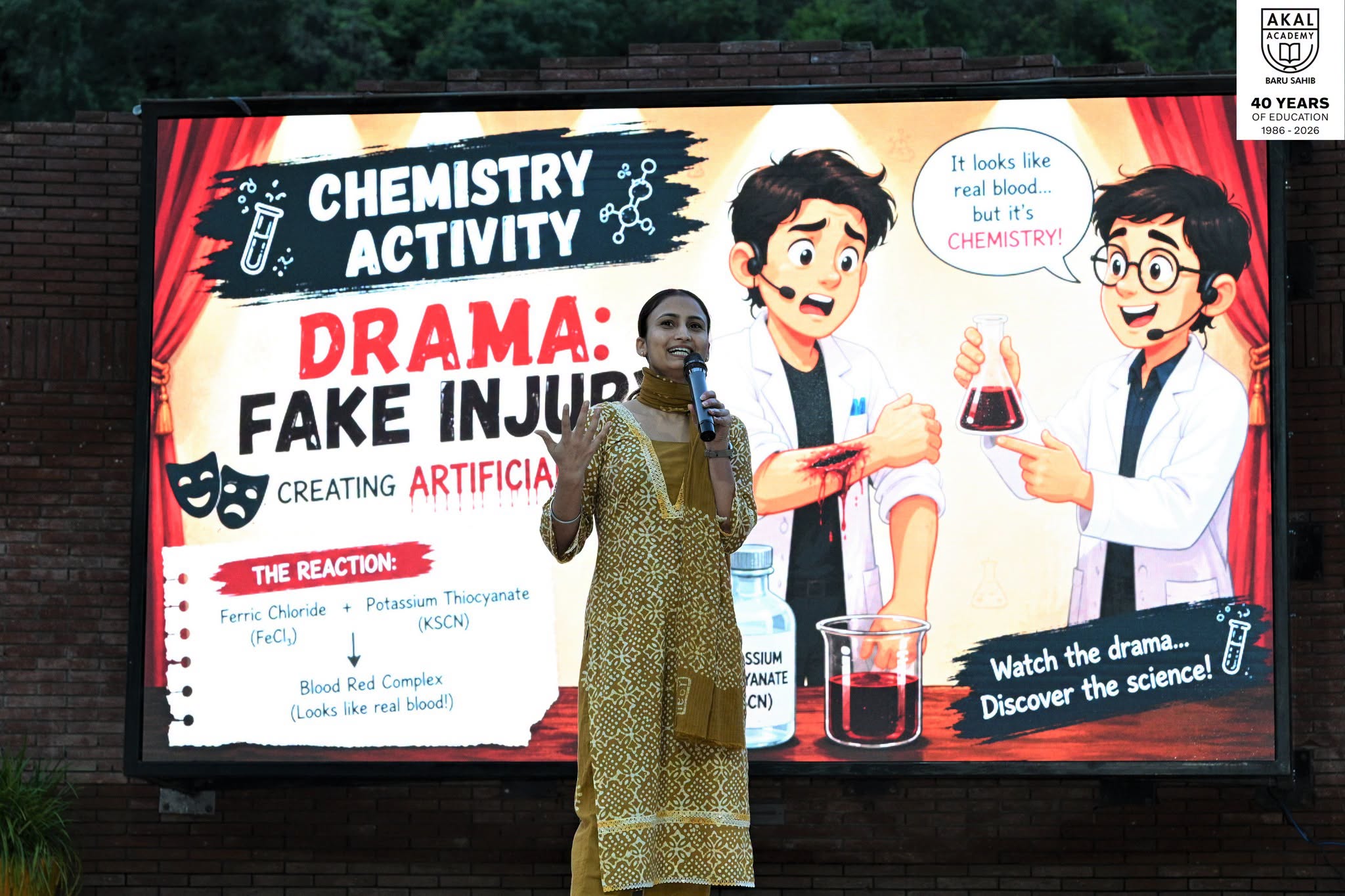 Science came alive as students participated in an engaging Live Science Activity, where classroom concepts were transformed into experiential learning. Gallery Image