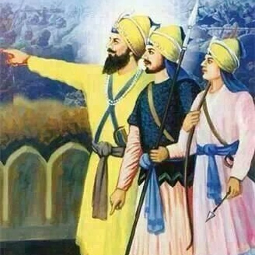 The Battle of Chamkaur Sahib.  An unparalleled stand of 40 Sikhs against enemy forces numbering in lakhs. Gallery Image