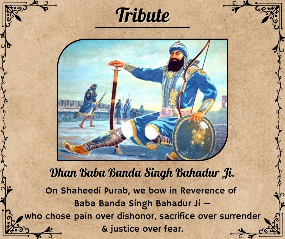 Shaheedi Purab – Remembering Baba Banda Singh Bahadur Ji Gallery Image