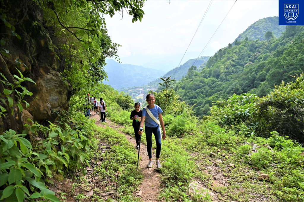 International Campers on a Nature Walk at Baru Sahib Gallery Image
