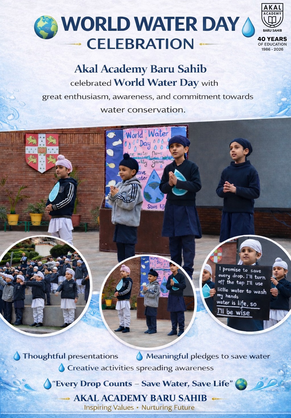 Every drop matters | World Water Day Gallery Image