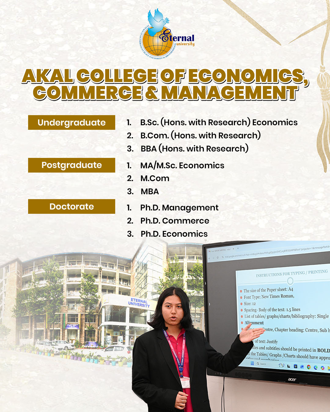 Akal College of Economics, Commerce & Management. Gallery Image