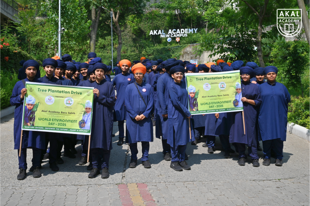 Students Planting Saplings - World Environment Day 2025 Gallery Image