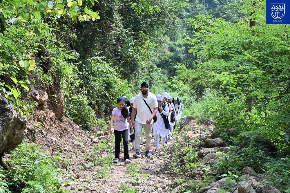 International Campers on a Nature Walk at Baru Sahib Gallery Image