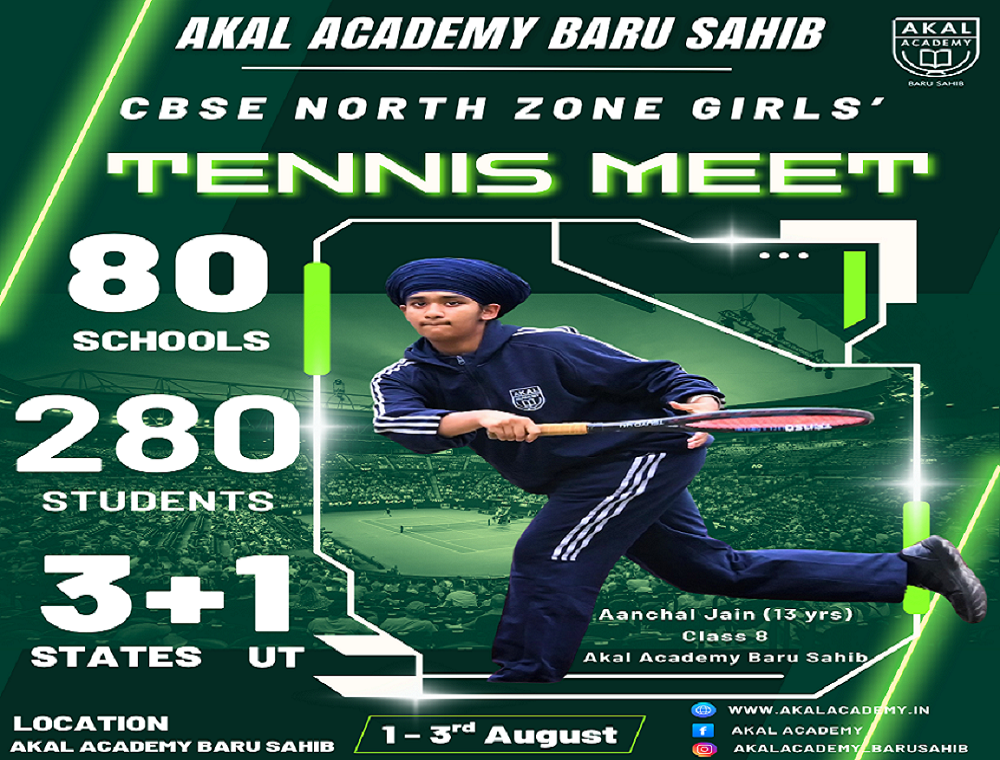 80 Schools from 3 States & 1 UT - Girls' Tennis Tournament Gallery Image