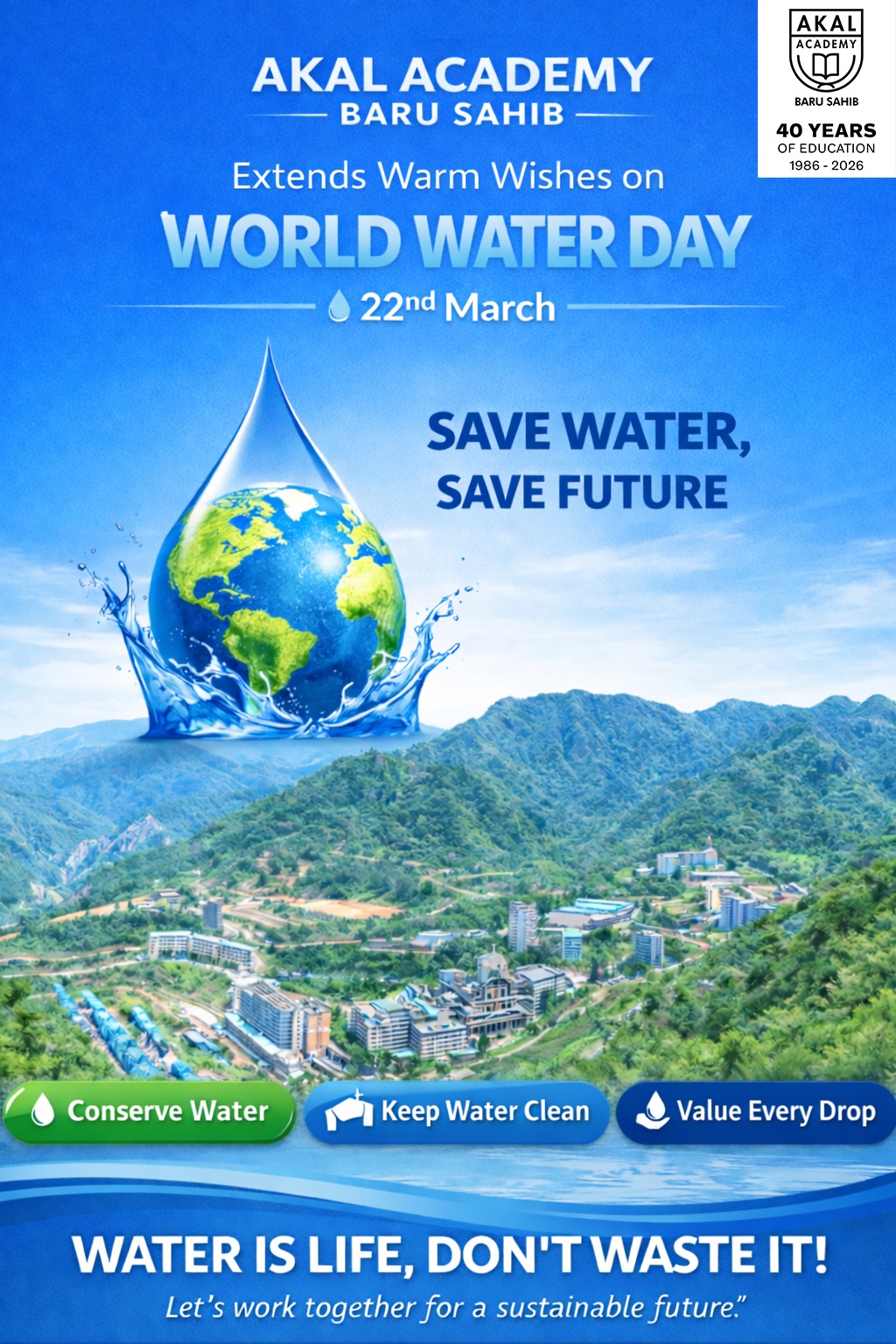 Every drop matters | World Water Day Gallery Image