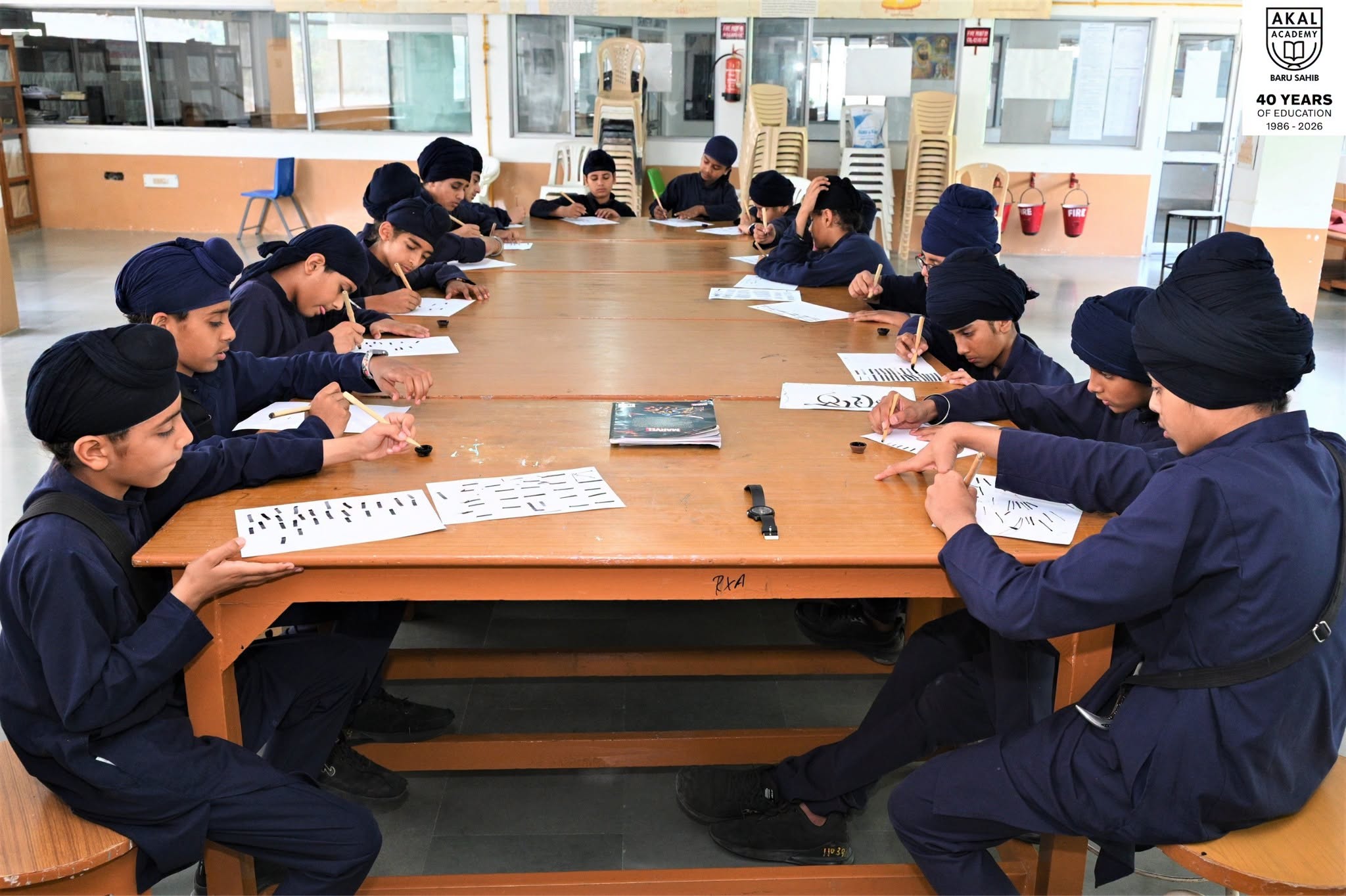 Sunday Recreational Activity | Gurmukhi Calligraphy Workshop Gallery Image