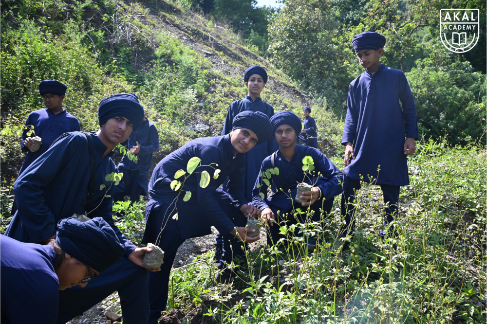 Students Planting Saplings - World Environment Day 2025 Gallery Image